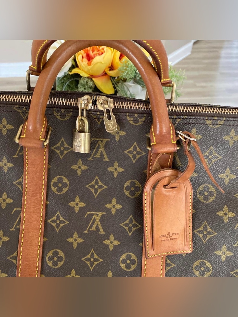 Louis Vuitton Keepall 55 Monogram Duffle Bag - Picture 5 of 8